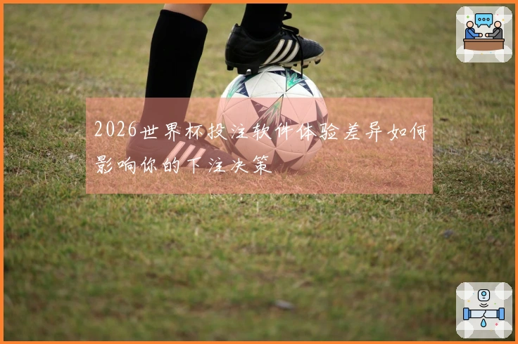 2026世界杯投注软件体验差异如何影响你的下注决策